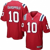 Nike Men & Women & Youth Patriots #10 Jimmy Garoppolo Red Team Color Game Jersey,baseball caps,new era cap wholesale,wholesale hats